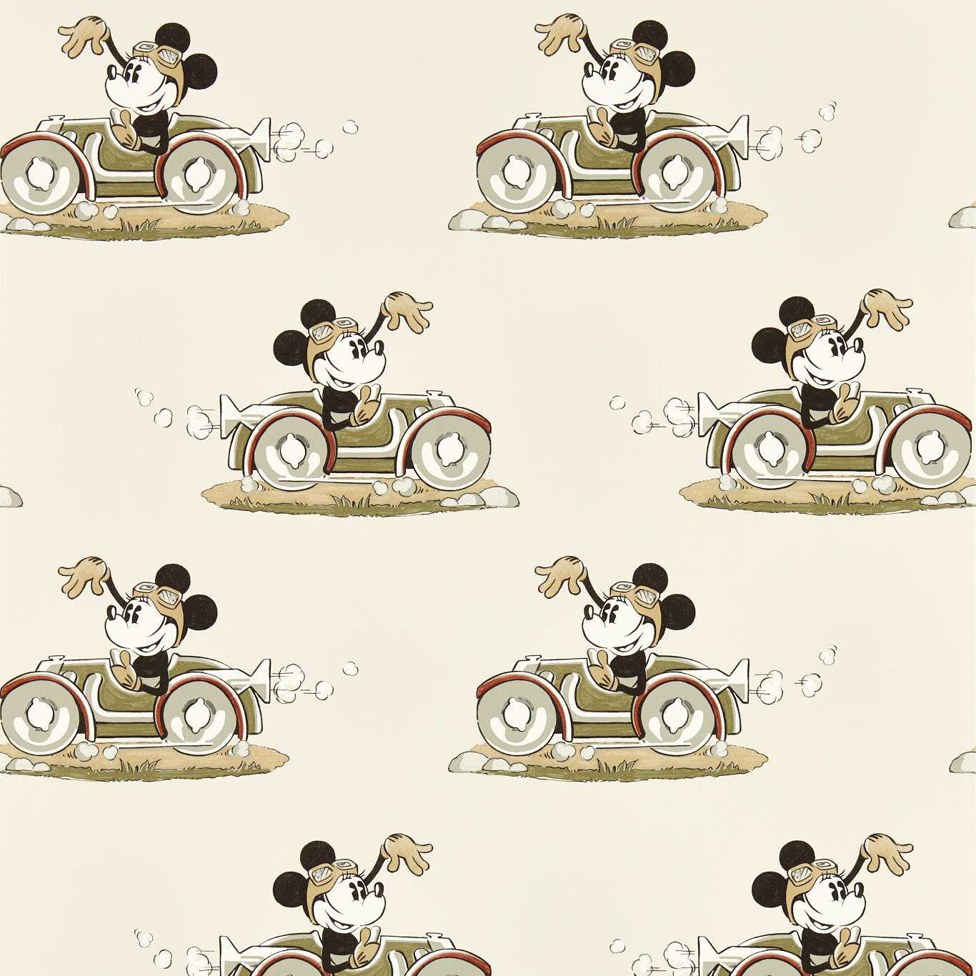 Minnie On The Move Wallpaper - Babyccino - DDIW217270