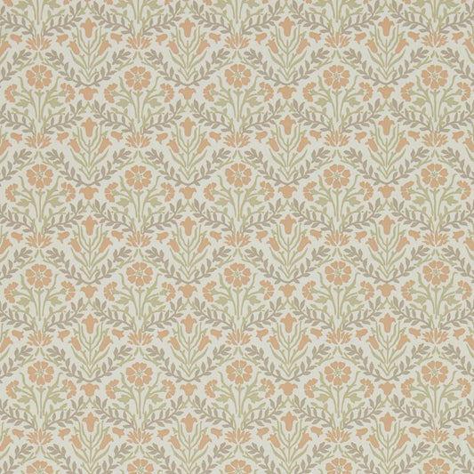 Morris Bellflowers Wallpaper - Saffron/Olive - Morris & Co - 216438