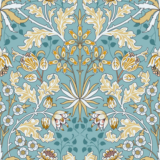 1081 - Woodland Wallpaper - Woodland Sky by Morris Collections