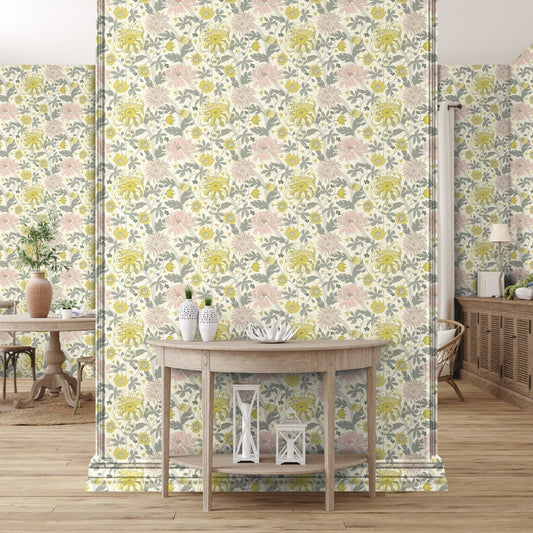1114 - Kelmscott Wallpaper - Parchment Cream by Morris Collections