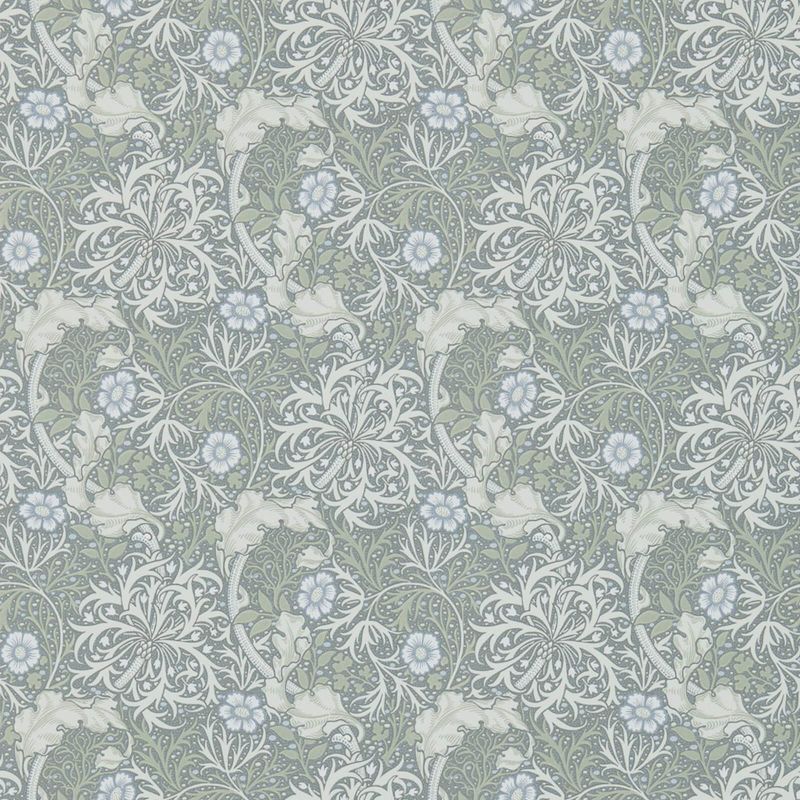 Morris Seaweed Wallpaper - Silver/Ecru - 214715 - Morris & Co