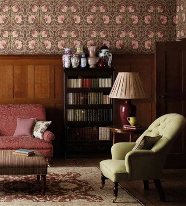 Pimpernel Wallpaper - Privet/Slate - 210389 - Morris & Co