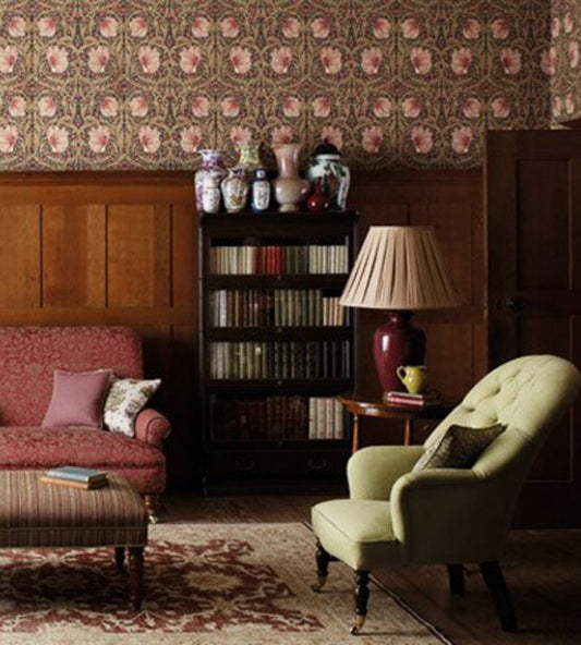 Pimpernel Wallpaper - Privet/Slate - 210389 - Morris & Co