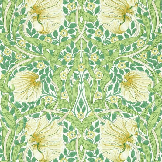 Pimpernel Wallpaper - Weld/Leaf Green - Morris & Co - 217063