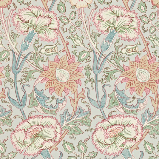 Pink & Rose Wallpaper - Eggshell/Rose - Morris & Co - 212568