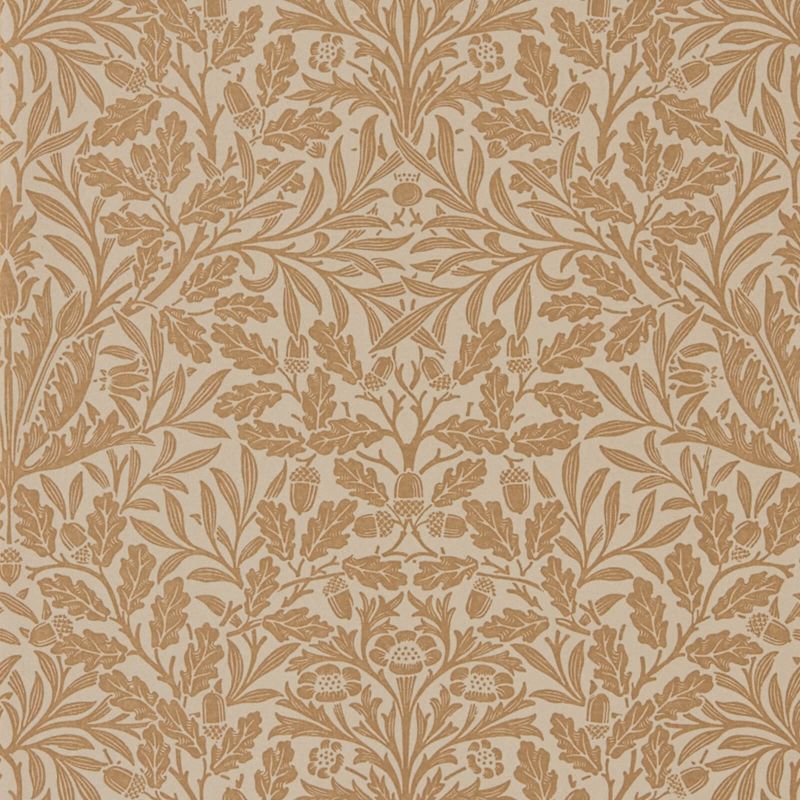 Pure Acorn Wallpaper - Gilver/Copper - Morris & Co - 216041