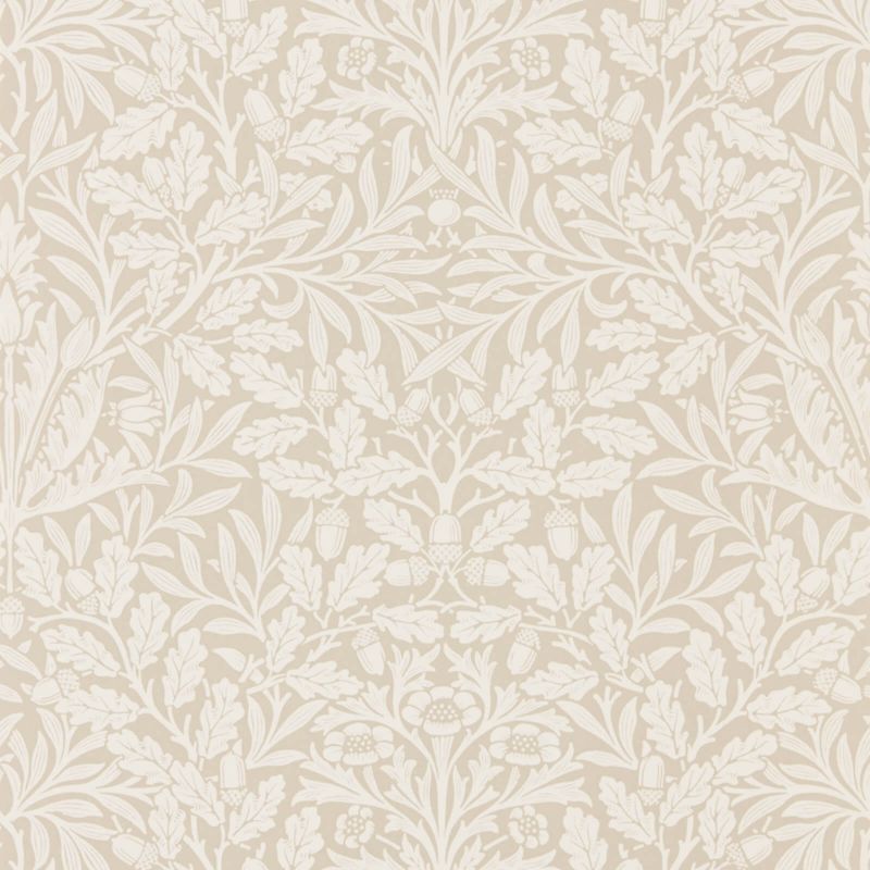 Pure Acorn Wallpaper - Linen/Ecru - Morris & Co - 216040