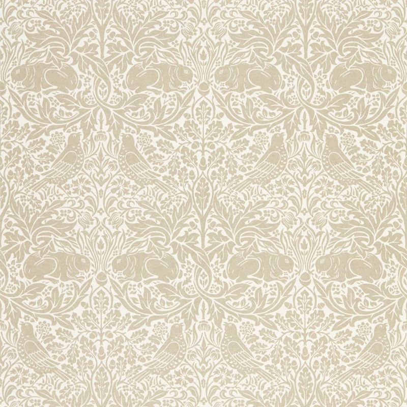 Pure Brer Rabbit Wallpaper - Linen - Morris & Co - 216531
