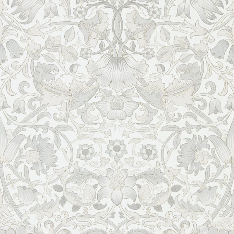 Pure Lodden Wallpaper - Chalk/Eggshell - Morris & Co - 216030