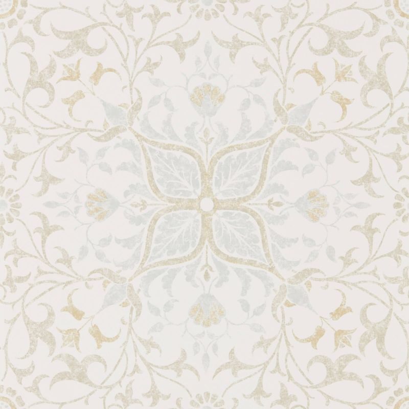 Pure Net Ceiling Wallpaper - Cream/Eggshell - Morris & Co - 216038
