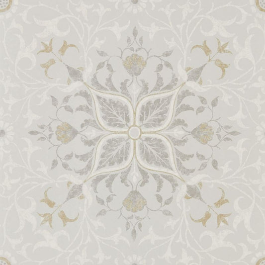 Pure Net Ceiling Wallpaper - Stone/Chalk - Morris & Co - 216037