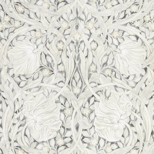 Pure Pimpernel Wallpaper - Black Ink - Morris & Co - 216539