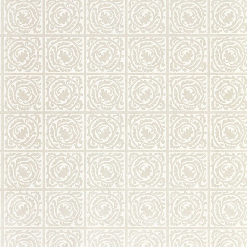 Pure Scroll Wallpaper - White Clover - Morris & Co - 216545