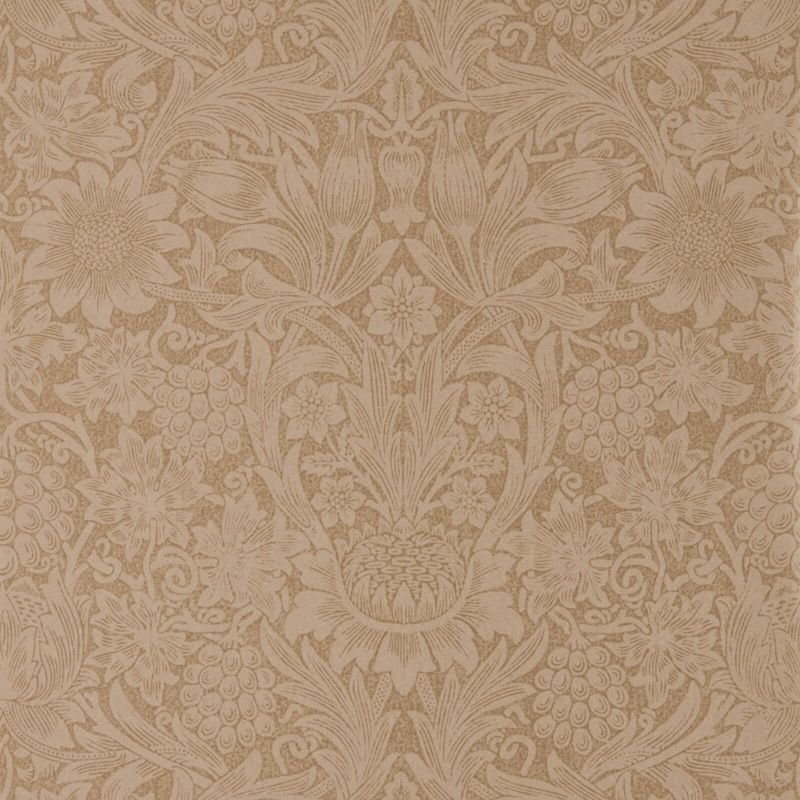 Pure Sunflower Wallpaper - Copper/Russet - Morris & Co - 216046