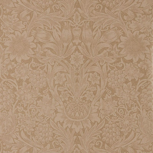 Pure Sunflower Wallpaper - Copper/Russet - Morris & Co - 216046