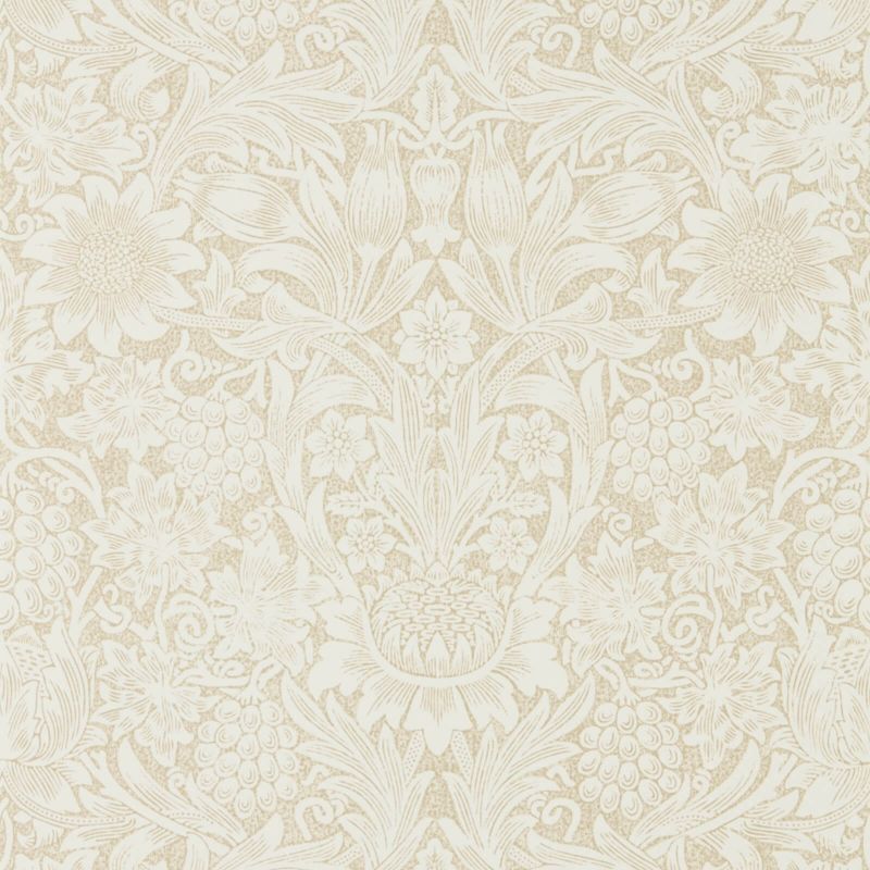Pure Sunflower Wallpaper - Parchment/Gold - Morris & Co - 216047