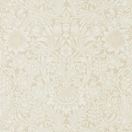Pure Sunflower Wallpaper - Parchment/Gold - Morris & Co - 216047