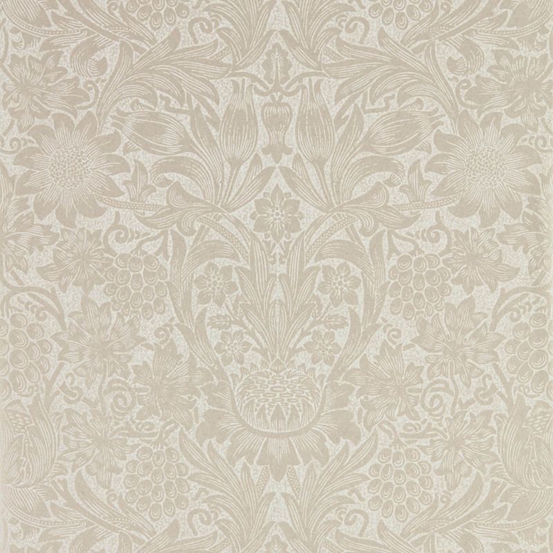Pure Sunflower Wallpaper - Pearl/Ivory - Morris & Co - 216048