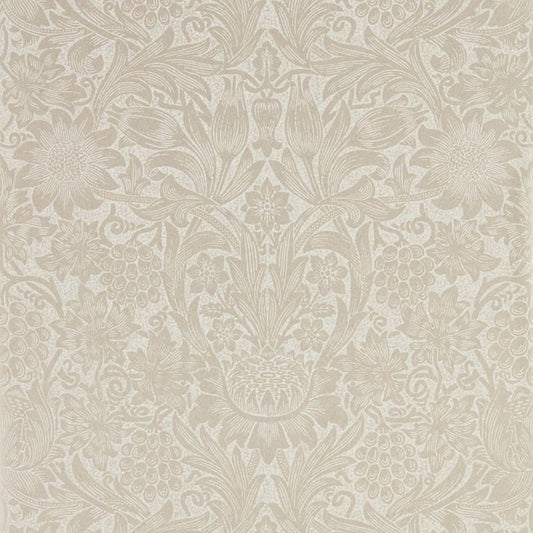 Pure Sunflower Wallpaper - Pearl/Ivory - Morris & Co - 216048