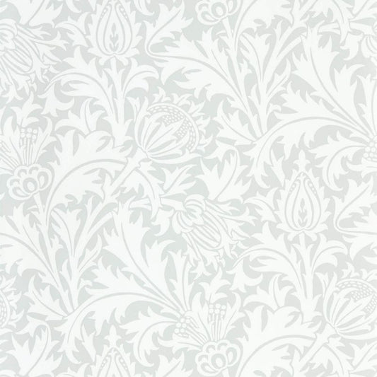 Pure Thistle Wallpaper - Grey Blue - Morris & Co - 216550