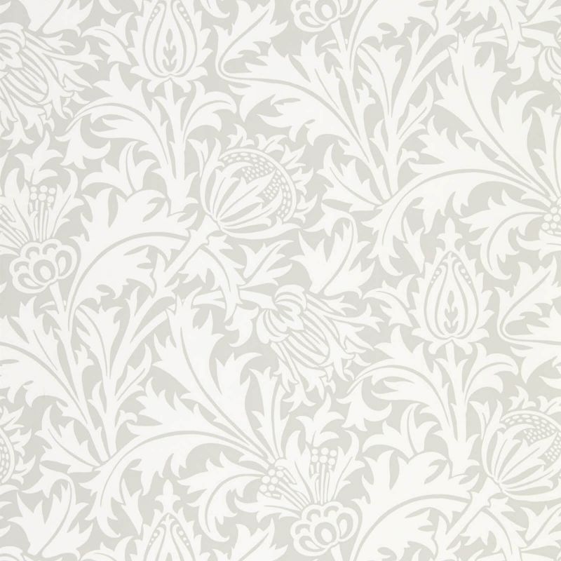 Pure Thistle Wallpaper - Pebble - Morris & Co - 216551