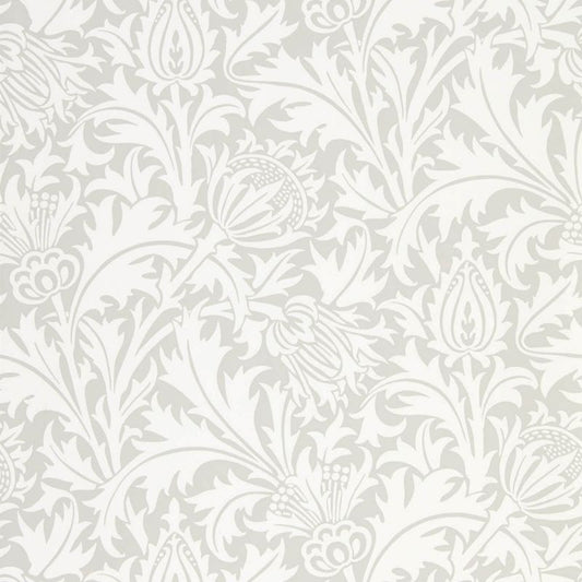 Pure Thistle Wallpaper - Pebble - Morris & Co - 216551