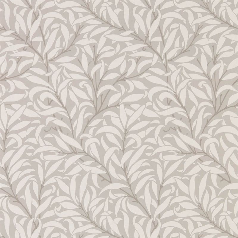 Pure Willow Bough Wallpaper - Dove/Ivory - Morris & Co - 216025