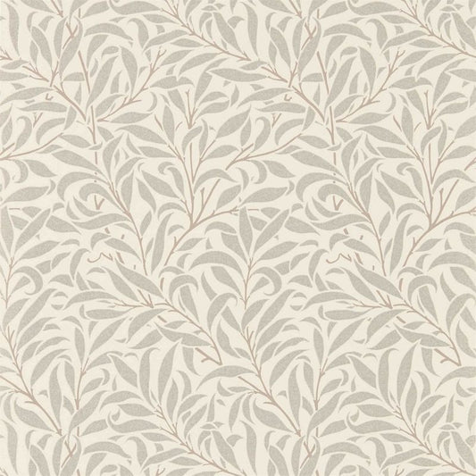 Pure Willow Bough Wallpaper - Ecru/Silver - Morris & Co - 216023