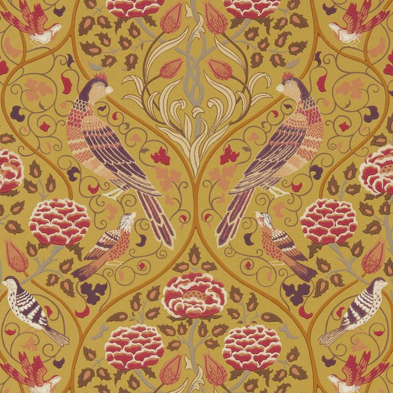 Seasons By May Wallpaper - Saffron - Morris & Co - 216685