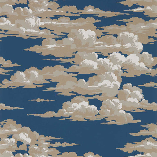 Silvi Clouds Wallpaper - Yacht Blue - DYSI216602