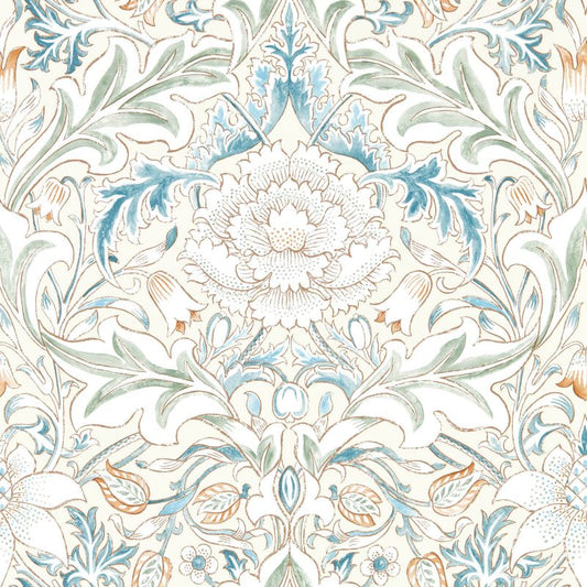 Simply Severn Wallpaper - Bayleaf/Annatto - Morris & Co - 217074