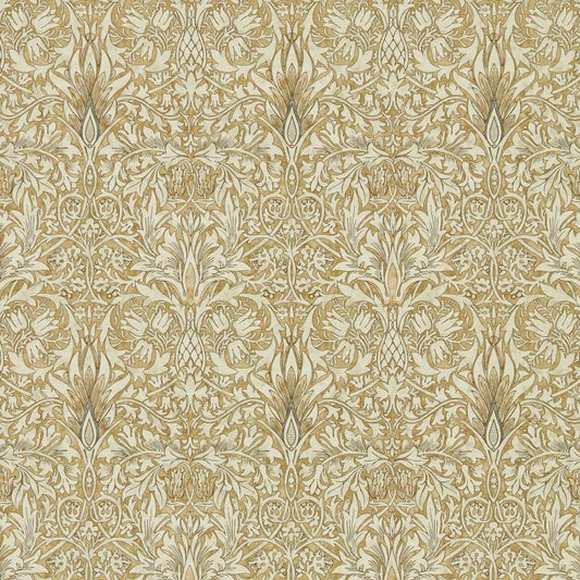 Snakeshead Wallpaper - Gold/Linen - Morris & Co - 216828