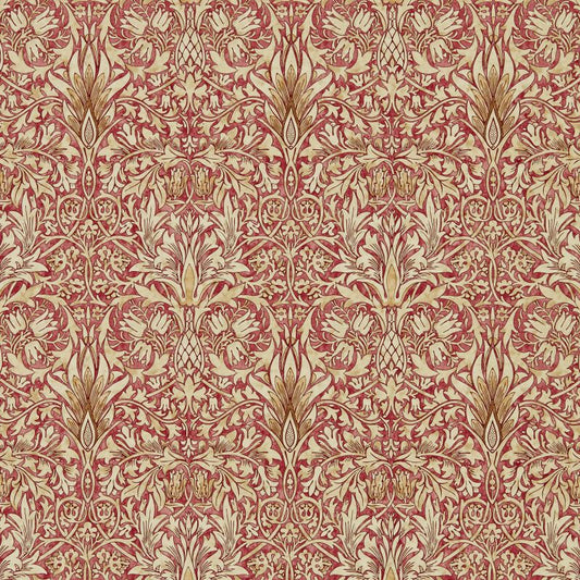Snakeshead Wallpaper - Madder/Gold - Morris & Co - 216847