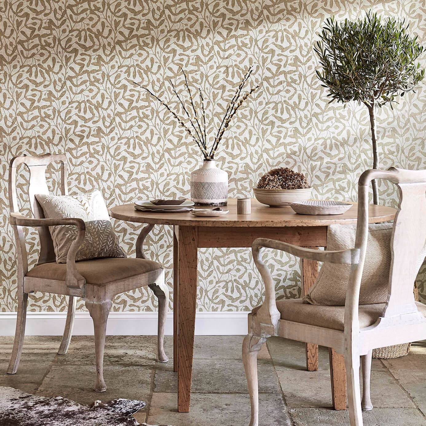 Sycamore Trail Wallpaper - Copper - Sanderson - DEBB216499 - Morris Wallpaper