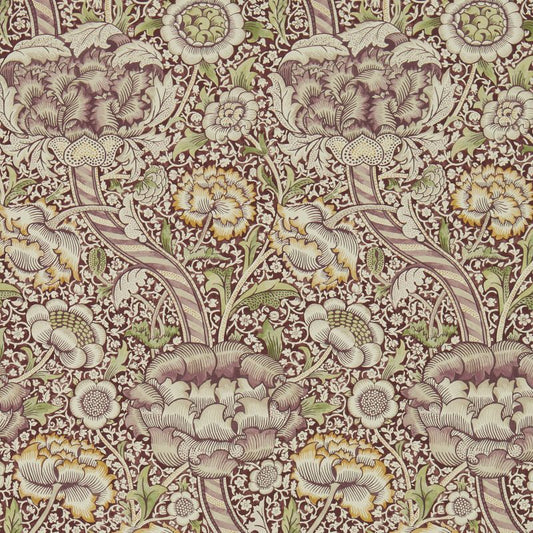 Wandle Wallpaper - Wine/Saffron - Morris & Co - 216424