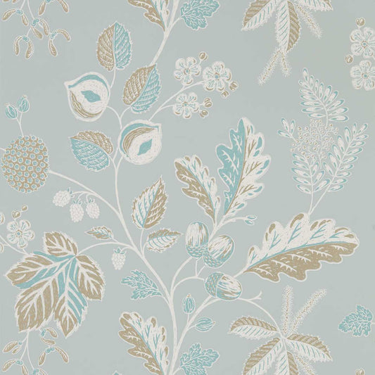 Warwick Wallpaper - Blue Grey - DYSI216617