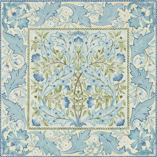 Wilhelmina Wallpaper - Indigo - Morris & Co - 216671