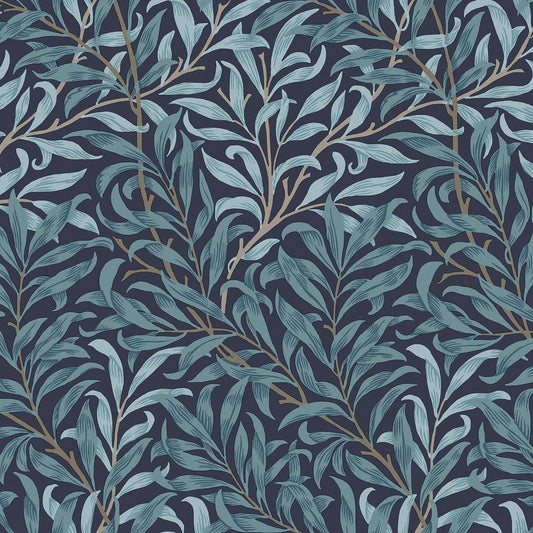 Willow Bough Wallpaper - Deep Blue - 124246 - William Morris AH - Premier Wallcovering