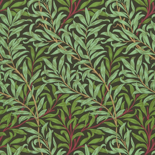Willow Boughs Wallpaper - Bitter Chocolate - Morris & Co - 216950