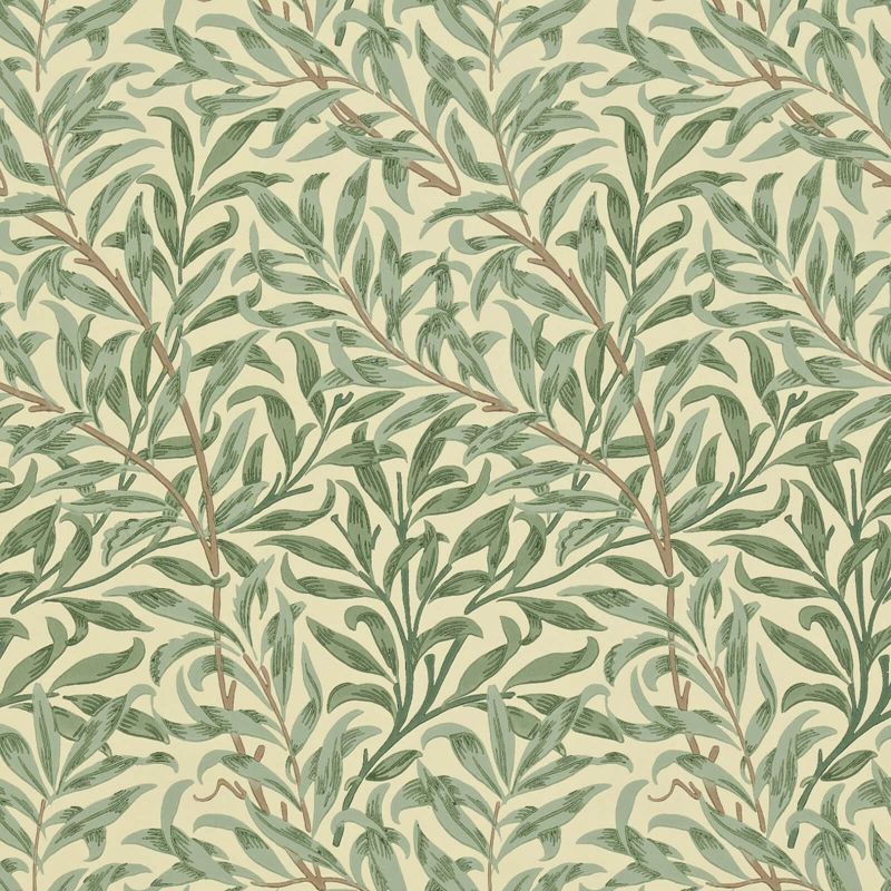 Willow Boughs Wallpaper - Green - Morris & Co - 216866
