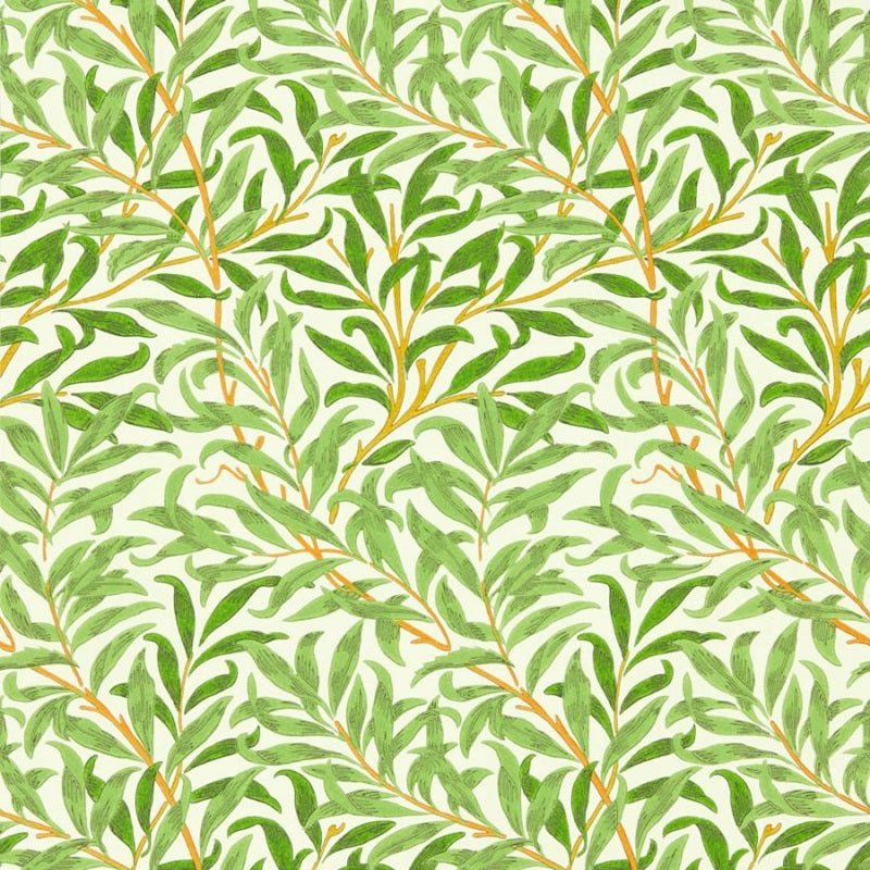 Willow Boughs Wallpaper - Leaf Green - Morris & Co - 217088