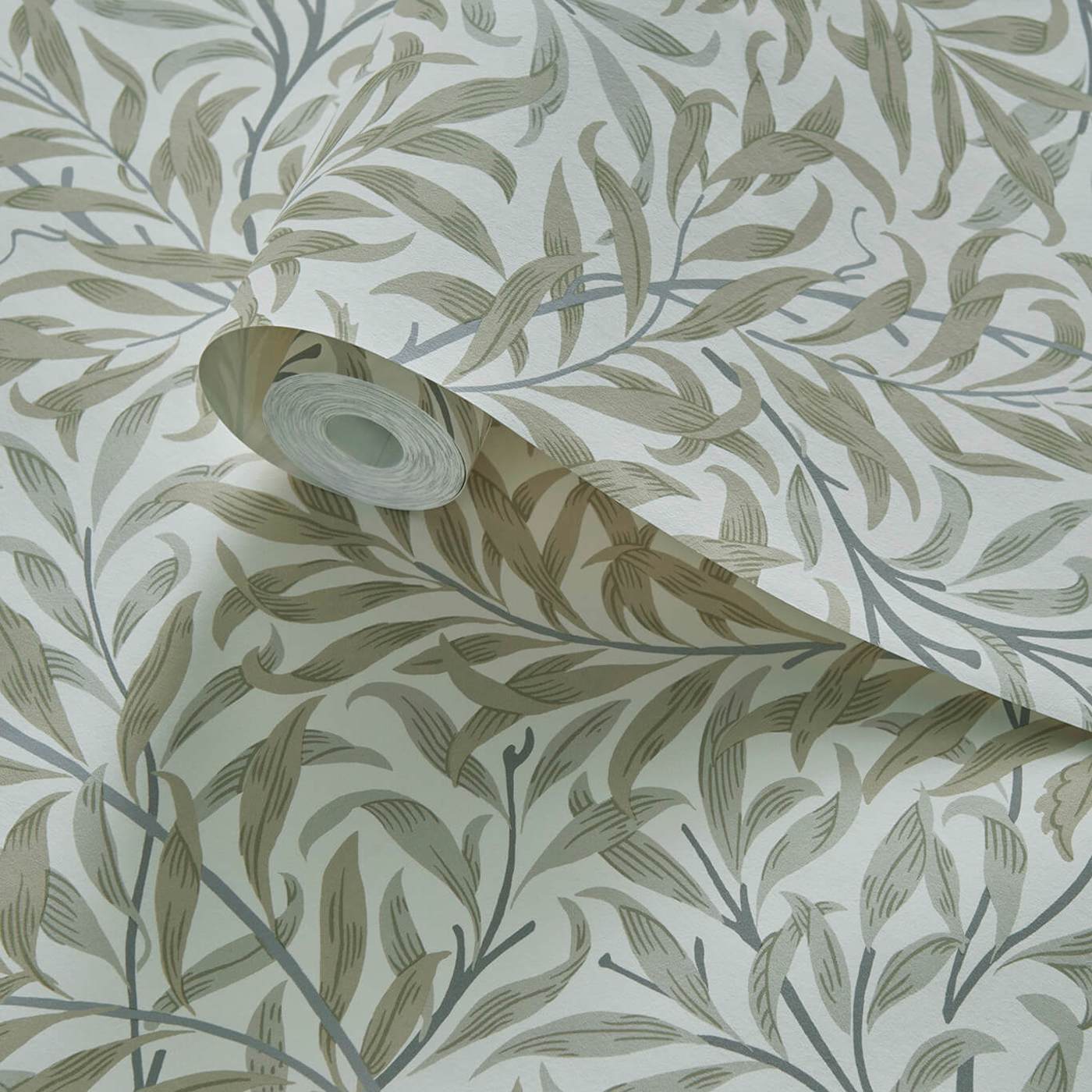 Willow Boughs Wallpaper - Linen - Clarke & Clarke - W0172/03 - Morris Wallpaper
