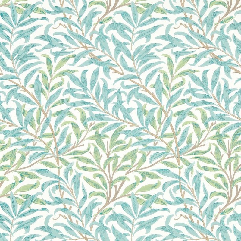Willow Boughs Wallpaper - Willow/Seaglass - Morris & Co - 217083