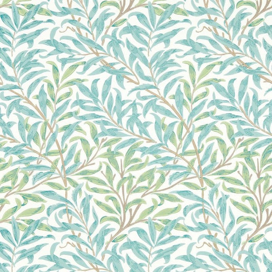 Willow Boughs Wallpaper - Willow/Seaglass - Morris & Co - 217083