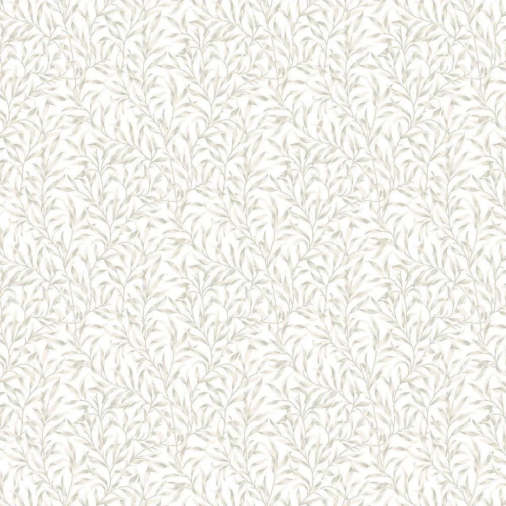 Willow Trail Wallpaper - Neutral - NextWall - NW54706 - Morris Wallpaper
