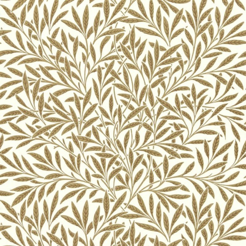 Willow Wallpaper - Cream/Brown - Morris & Co - 216965