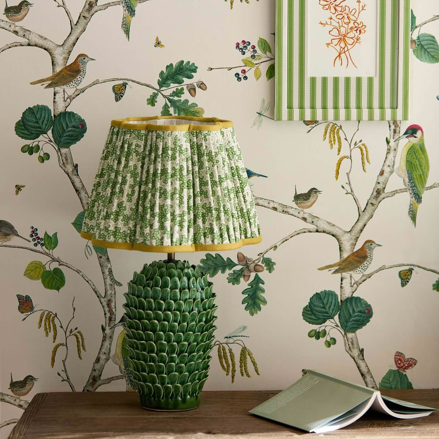 Woodland Chorus Wallpaper - Botanical/Multi - Sanderson - DABW217230 - Morris Wallpaper