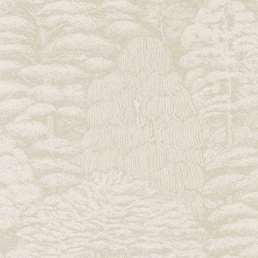 Woodland Toile Wallpaper - Ivory/Neutral - DWOW215717